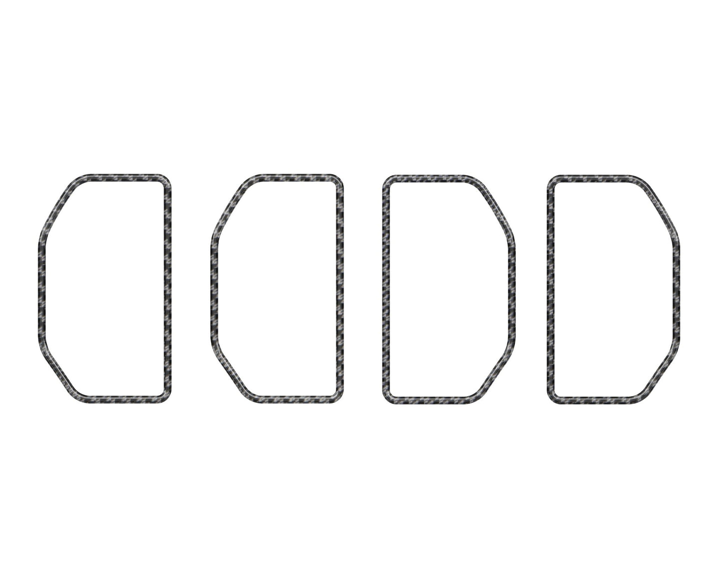 A/C Vent Surround Accent Overlays Fits 2021 - 2024 Ford Bronco Sport - Speedlogix