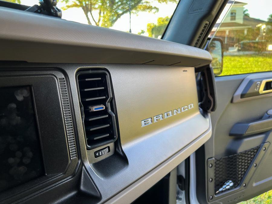 AC Vent Tab Inlays - 2021+ Bronco