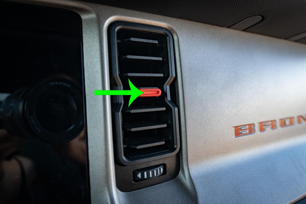 AC Vent Tab Inlays (Printed Series) - 2021+ Bronco - Speedlogix