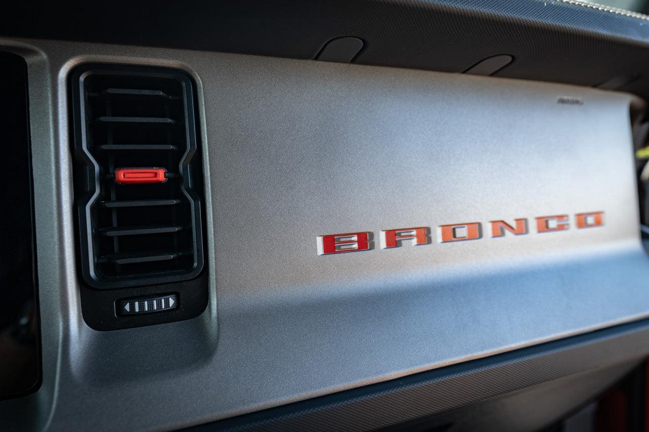 AC Vent Tab Inlays (Printed Series) - 2021+ Bronco - Speedlogix