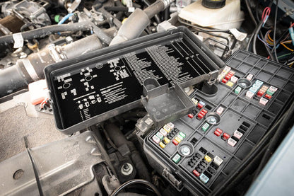 Acrylic Laser Series Fuse Box Lid Label Plate - 2021 - 2025 Bronco - Speedlogix