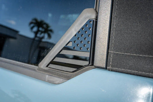 Acrylic Rear Triangle Flags - 2021+ Bronco - Speedlogix