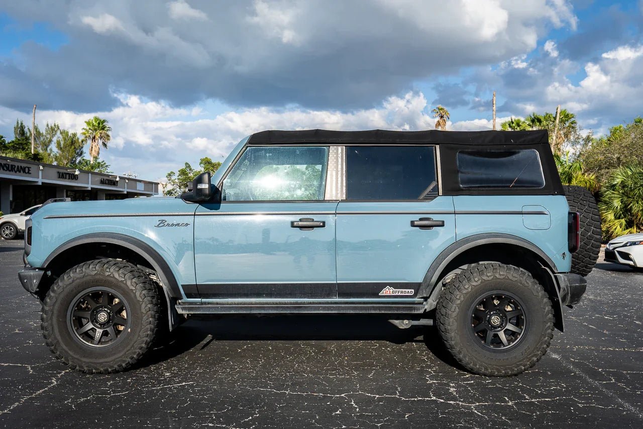 Acrylic Rear Triangle Flags - 2021+ Bronco - Speedlogix