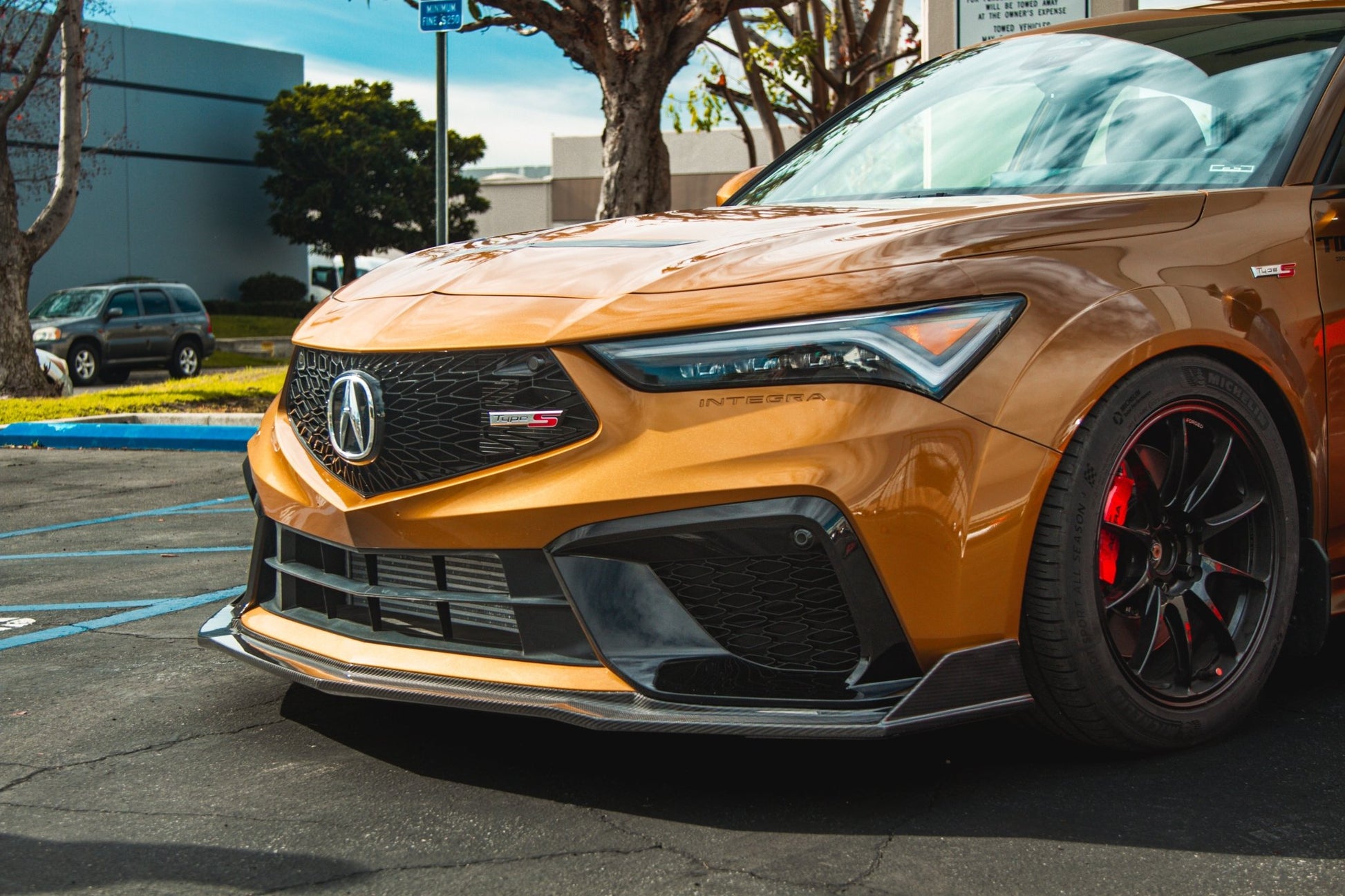 Acura DE5 Integra Type S Carbon Fiber Front Airdam/ Lip 2024 - Current - Speedlogix