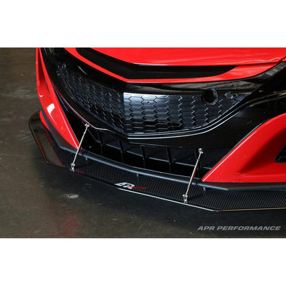 Acura NSX Stock Bumper Carbon Fiber Front Wind Splitter 2016 - 2022 - Speedlogix