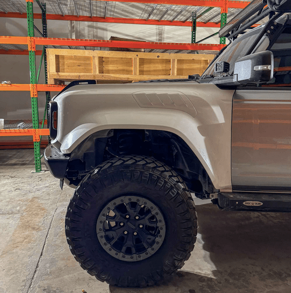 AFC 7.5" Fender Flares 2021 - 2024 Bronco Raptor - Speedlogix