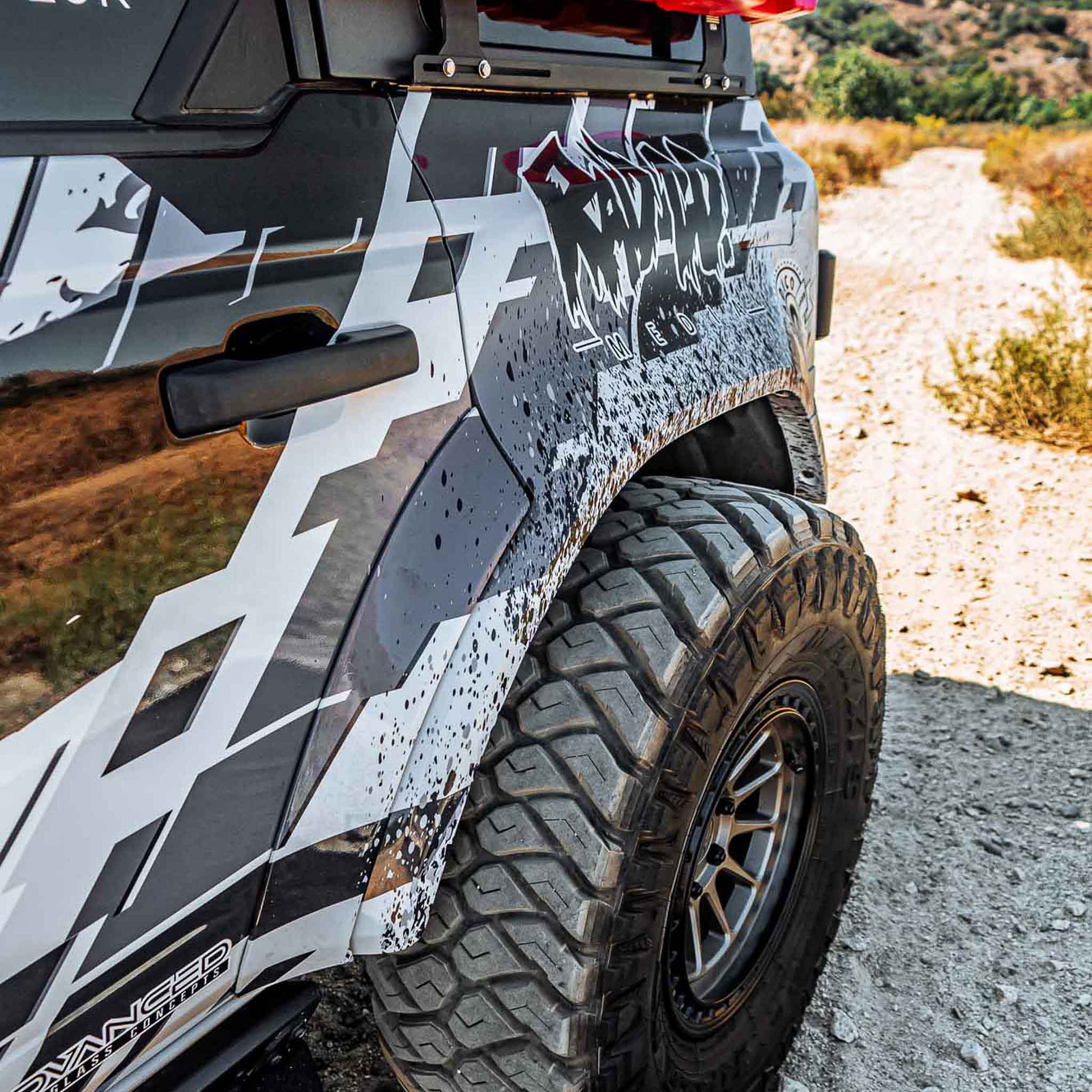 AFC 7.5" Rear Quarter Kit 2022 - 2024 Bronco Raptor - Speedlogix