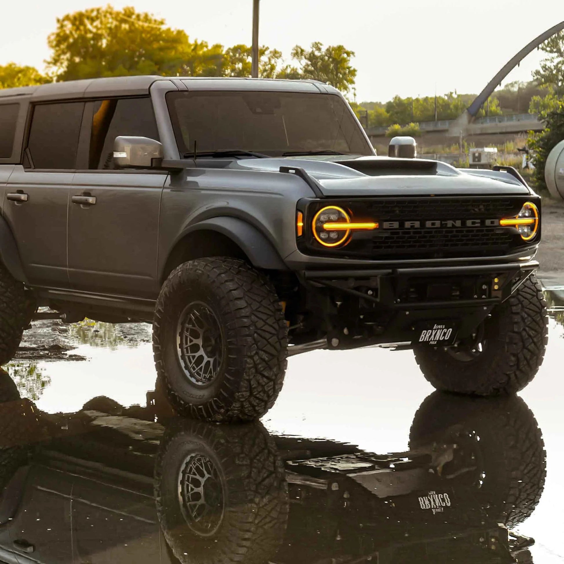 AFC Fiberglass Ram Air Hood 2021 - 2024 Bronco - Speedlogix