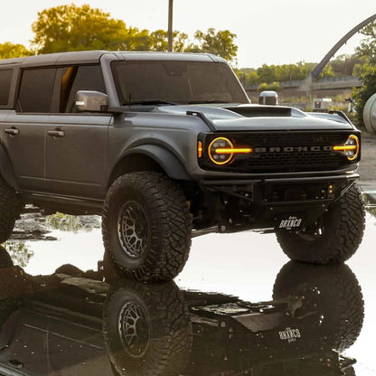 AFC Fiberglass Ram Air Hood 2021 - 2024 Bronco - Speedlogix