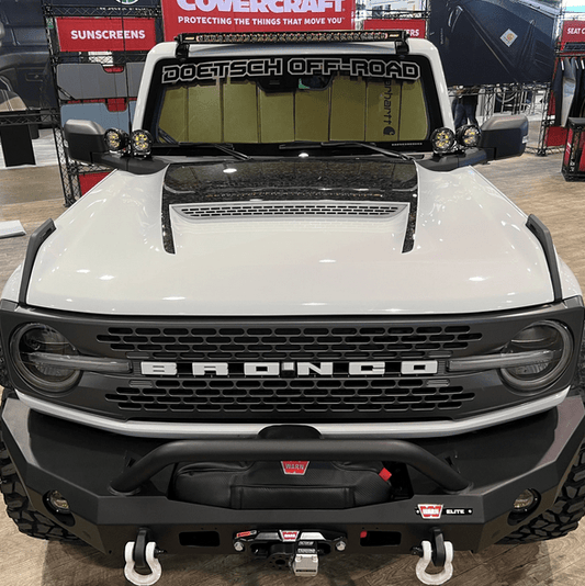 AFC Forged Carbon Ram Air Hood 2021 - 2024 Bronco - Speedlogix