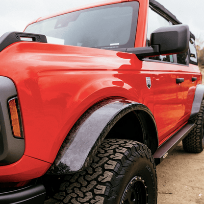 AFC Forged Carbon Sasquatch Front Fender Flares 2021 - 2024 Bronco - Speedlogix