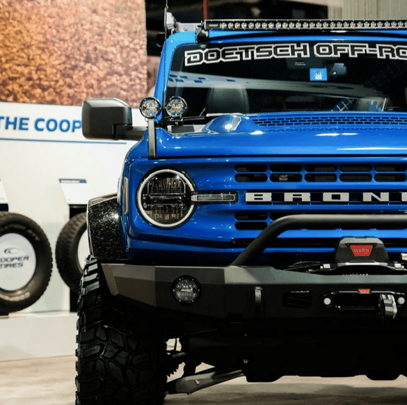 AFC Forged Carbon Sasquatch Front Fender Flares 2021 - 2024 Bronco - Speedlogix