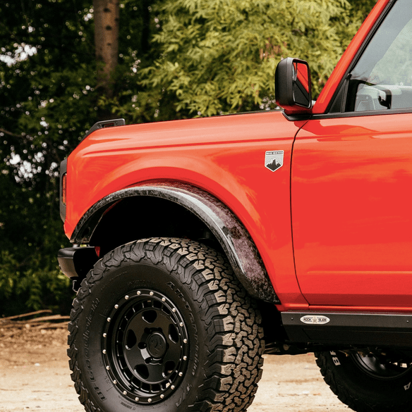 AFC Forged Carbon Sasquatch Front Fender Flares 2021 - 2024 Bronco - Speedlogix