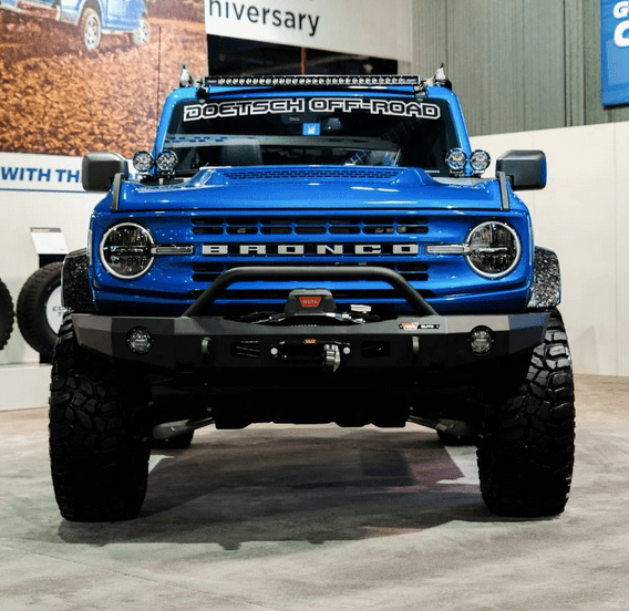 AFC Forged Carbon Sasquatch Front Fender Flares 2021 - 2024 Bronco - Speedlogix