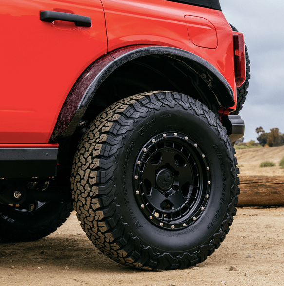 AFC Forged Carbon Sasquatch Rear Fender Flares 2021 - 2024 Bronco - Speedlogix