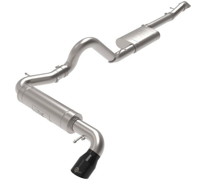 aFe Apollo GT Cat - Back Exhaust System, Black Tips 2021 - 2023 Bronco 2.3L/2.7L - Speedlogix