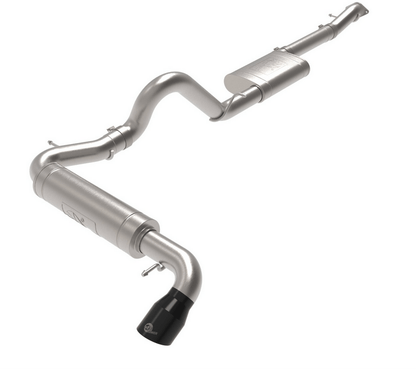 aFe Apollo GT Cat - Back Exhaust System, Black Tips 2021 - 2023 Bronco 2.3L/2.7L - Speedlogix