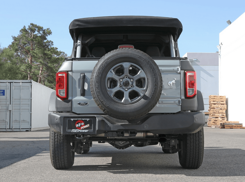 aFe Apollo GT Cat - Back Exhaust System, Black Tips 2021 - 2023 Bronco 2.3L/2.7L - Speedlogix