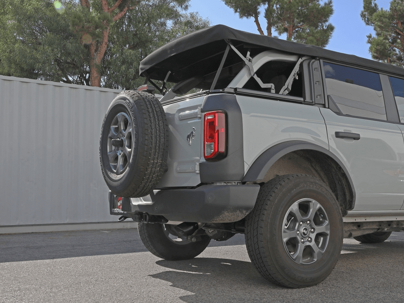 aFe Apollo GT Cat - Back Exhaust System, Black Tips 2021 - 2023 Bronco 2.3L/2.7L - Speedlogix