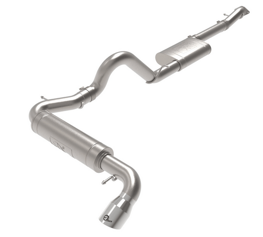 aFe Apollo GT Cat - Back Exhaust System, Polished Tips 2021 - 2023 Bronco 2.3L/2.7L - Speedlogix