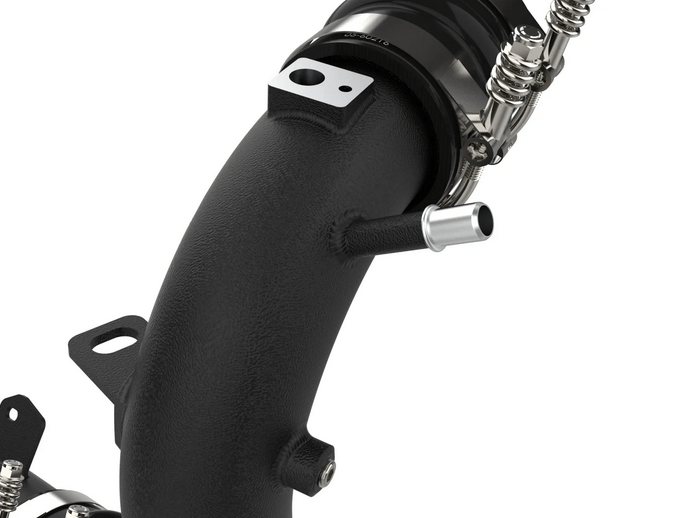 aFe BladeRunner 2 - 3/4" Aluminum Cold Charge Pipe Black 2021 - 2024 Bronco 2.7L - Speedlogix