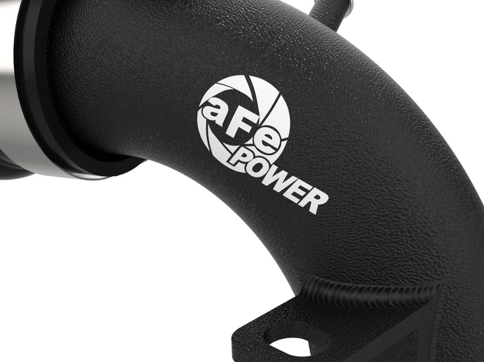 aFe BladeRunner 2 - 3/4" Aluminum Cold Charge Pipe Black 2021 - 2024 Bronco 2.7L - Speedlogix