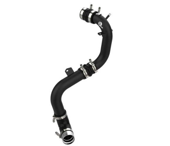 aFe BladeRunner 2 - 3/4" Aluminum Cold Charge Pipe Black 2021 - 2024 Bronco 2.7L - Speedlogix