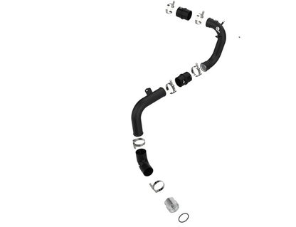 aFe BladeRunner 2 - 3/4" Aluminum Cold Charge Pipe Black 2021 - 2024 Bronco 2.7L - Speedlogix
