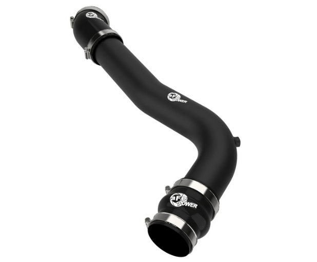 aFe BladeRunner 2 - 3/4" Aluminum Hot Charge Pipe Black 2020 - 2021 Explorer ST - Speedlogix
