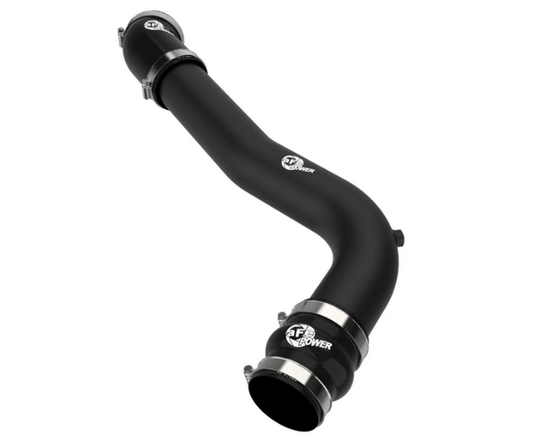 aFe BladeRunner 2 - 3/4" Aluminum Hot Charge Pipe Black 2020 - 2021 Explorer ST - Speedlogix