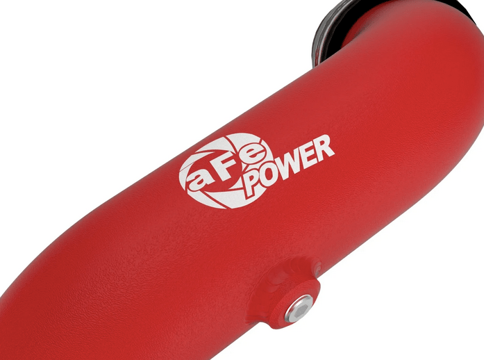 aFe BladeRunner 2 - 3/4" Aluminum Hot Charge Pipe Red 2020 - 2021 Explorer ST - Speedlogix