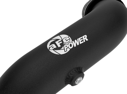 aFe BladeRunner 2 - 3/4" Aluminum Hot/Cold Charge Pipe Black 2020 - 2021 Explorer ST - Speedlogix