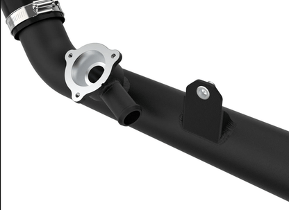 aFe BladeRunner 2 - 3/4" Aluminum Hot/Cold Charge Pipe Black 2020 - 2021 Explorer ST - Speedlogix
