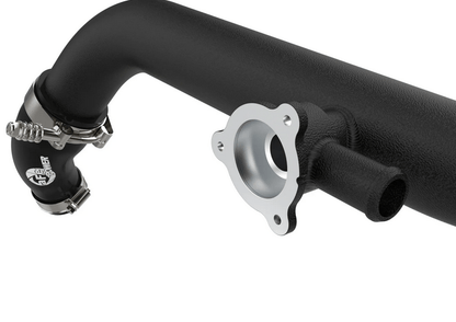 aFe BladeRunner 2.25" / 2.5" Aluminum Hot Charge Pipe Black 2021 - 2024 Bronco 2.7L - Speedlogix