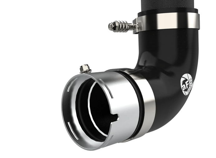 aFe BladeRunner 2.25" / 2.5" Aluminum Hot Charge Pipe Black 2021 - 2024 Bronco 2.7L - Speedlogix