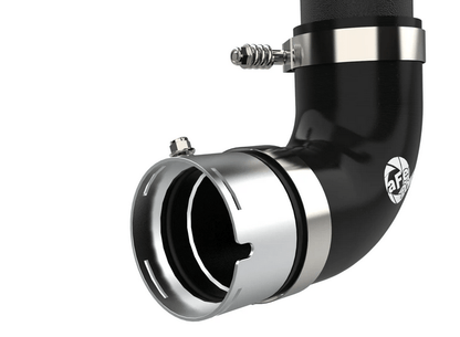 aFe BladeRunner 2.25" / 2.5" Aluminum Hot Charge Pipe Black 2021 - 2024 Bronco 2.7L - Speedlogix