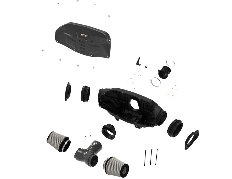 aFe Carbon Cold Air Intake, Pro Dry S Filters 2020 - 2023 Corvette - Speedlogix