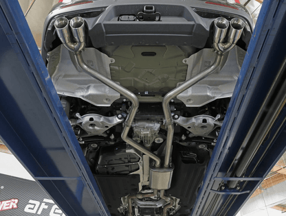 aFe MACH Force - XP Cat - Back, Chrome Tips 2020 - 2024 Explorer ST - Speedlogix
