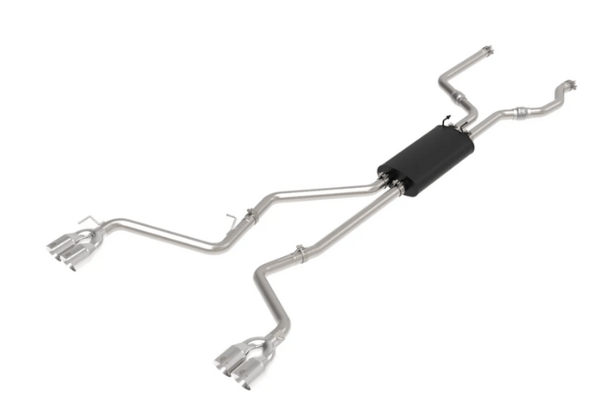 aFe MACH Force - XP Cat - Back, Chrome Tips 2020 - 2024 Explorer ST - Speedlogix