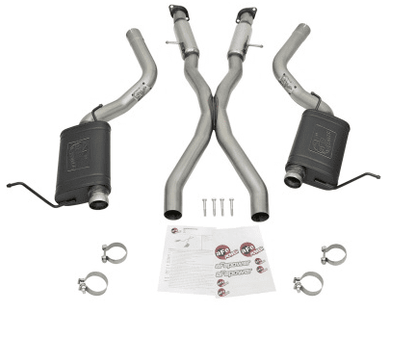aFe MACH Force - Xp Cat - Back Exhaust, 304 Stainless, Resonators 2012 - 2021 Grand Cherokee 6.2L/392/6.4L - Speedlogix