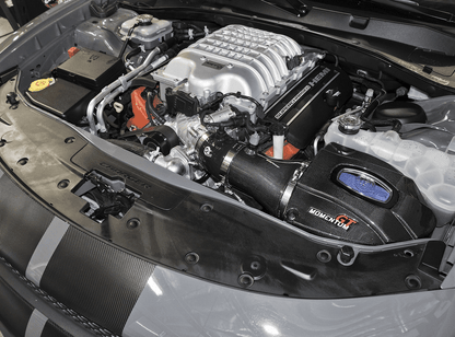aFe Momentum Carbon Cold Air Intake, Dual Filters 2017 - 2018 Challenger/Charger 6.2L - Speedlogix