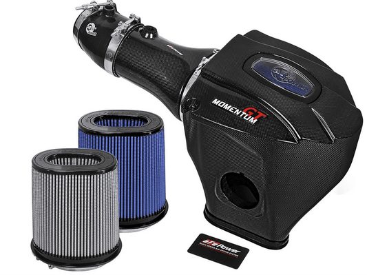 aFe Momentum Carbon Cold Air Intake, Dual Filters 2017 - 2018 Challenger/Charger 6.2L - Speedlogix