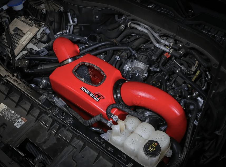 aFe Momentum GT Red Edition Cold Air Intake, Black Pro 5R Filter 2020 - 2025 Explorer ST - Speedlogix