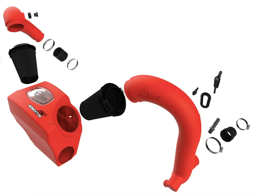 aFe Momentum GT Red Edition Cold Air Intake, Black Pro 5R Filter 2020 - 2025 Explorer ST - Speedlogix