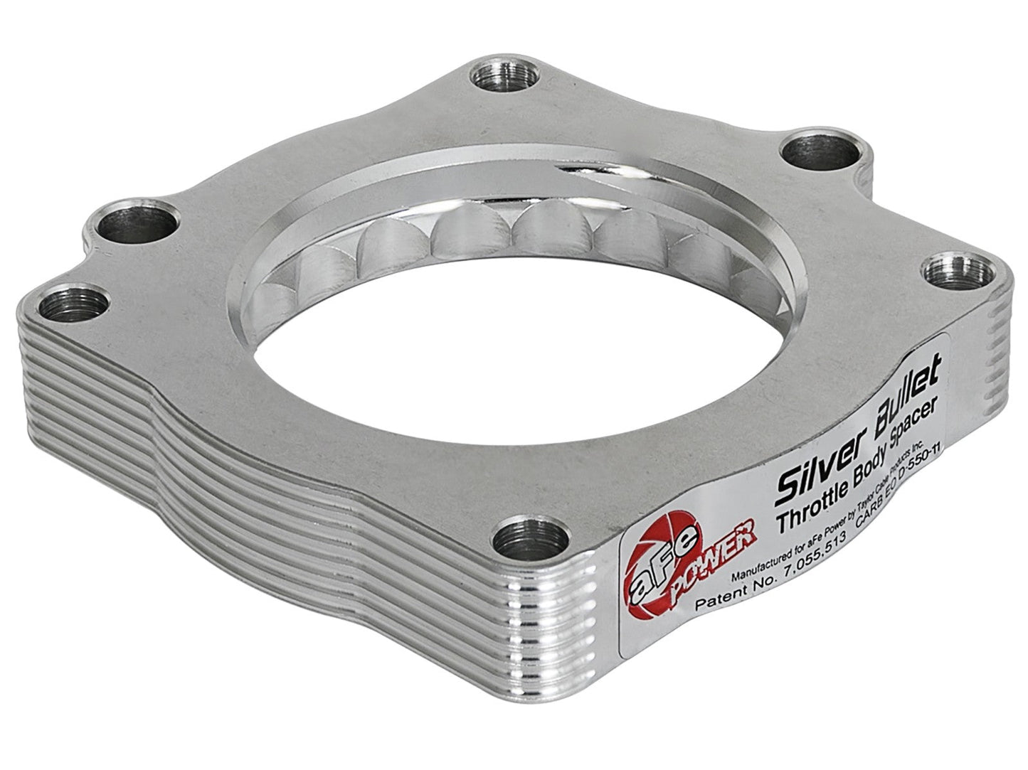 aFe Silver Bullet Throttle Body Spacer 2008 - 2023 Challenger/Charger 5.7L/392/6.4L - Speedlogix