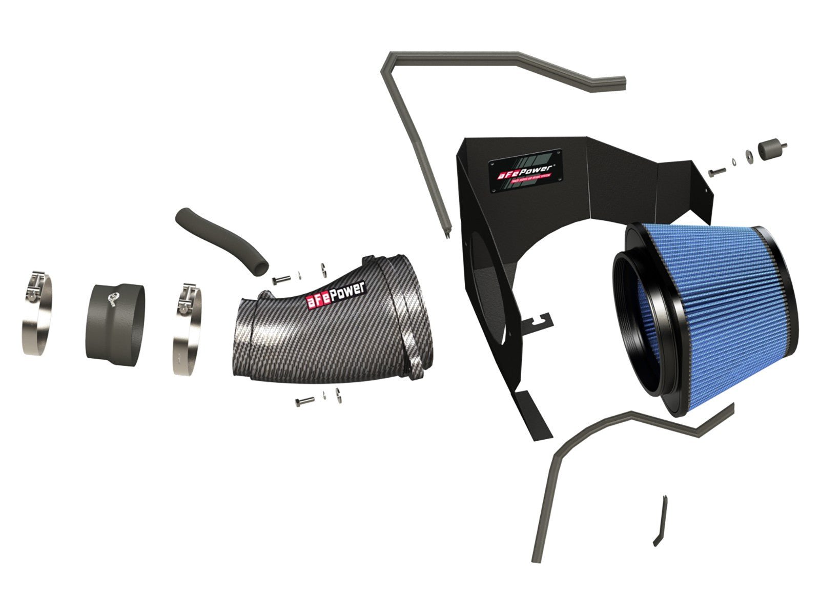 aFe Track Carbon Cold Air Intake, Pro 5R Filter 2011 - 2023 Challenger/Charger 392/6.4L - Speedlogix
