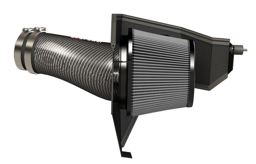 aFe Track Carbon Cold Air Intake, Pro Dry S Filter 2011 - 2023 Challenger/Charger 392/6.4L - Speedlogix