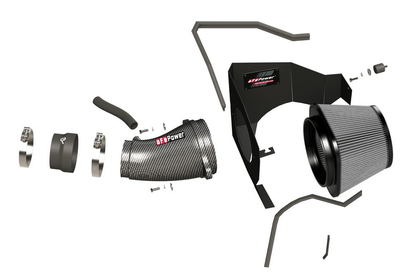 aFe Track Carbon Cold Air Intake, Pro Dry S Filter 2011 - 2023 Challenger/Charger 392/6.4L - Speedlogix