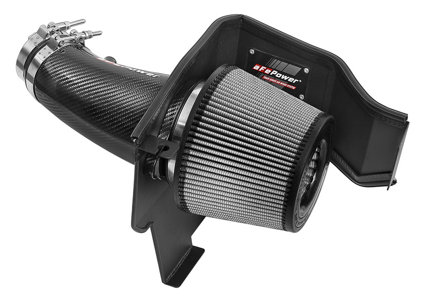aFe Track Carbon Cold Air Intake, Pro Dry S Filter 2011 - 2023 Challenger/Charger 392/6.4L - Speedlogix