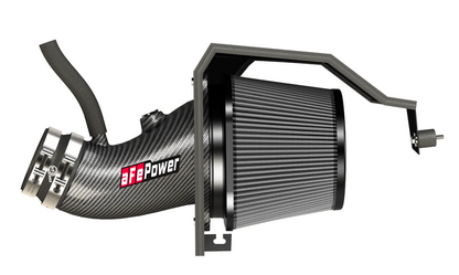 aFe Track Carbon Cold Air Intake, Pro Dry S Filter 2011 - 2023 Challenger/Charger 392/6.4L - Speedlogix